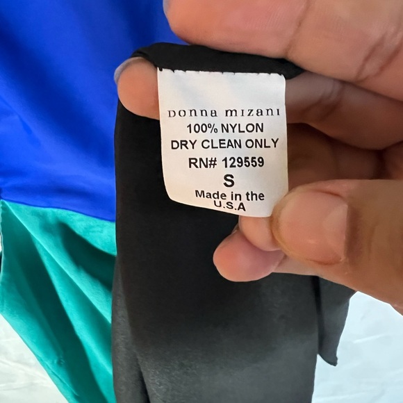 Donna Mizani Colorblock Cut Out Dress Blue - Picture 6 of 10